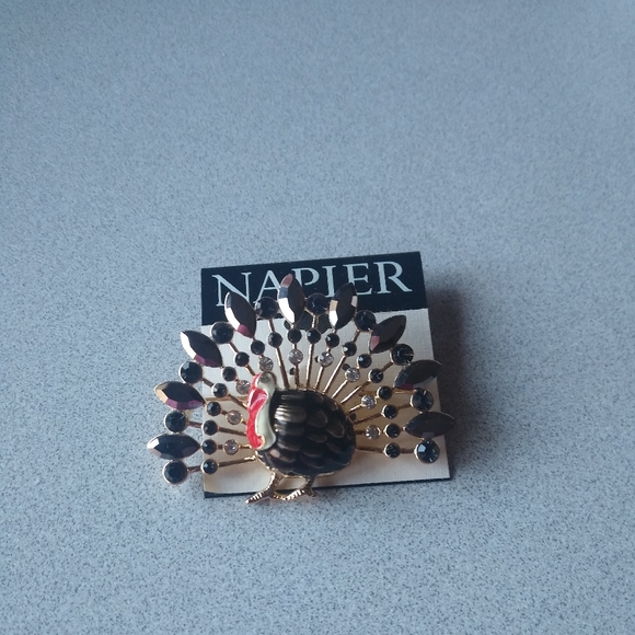🦃Napier Thanksgiving Turkey Pin/Last One - Picture 2 of 2